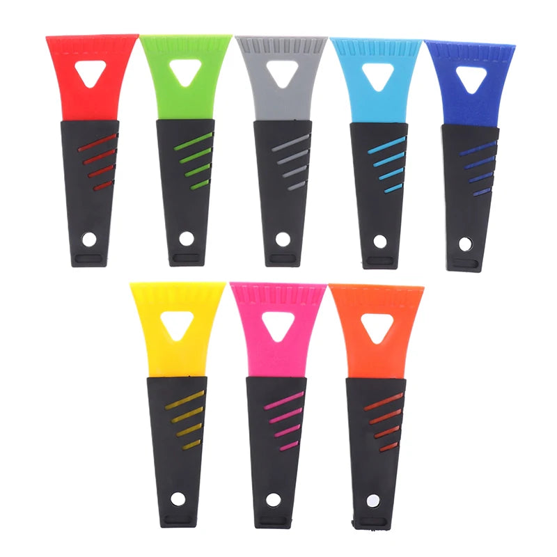 Mini Plastic Ice Scraper - Car Windshield Frost Removal Tool