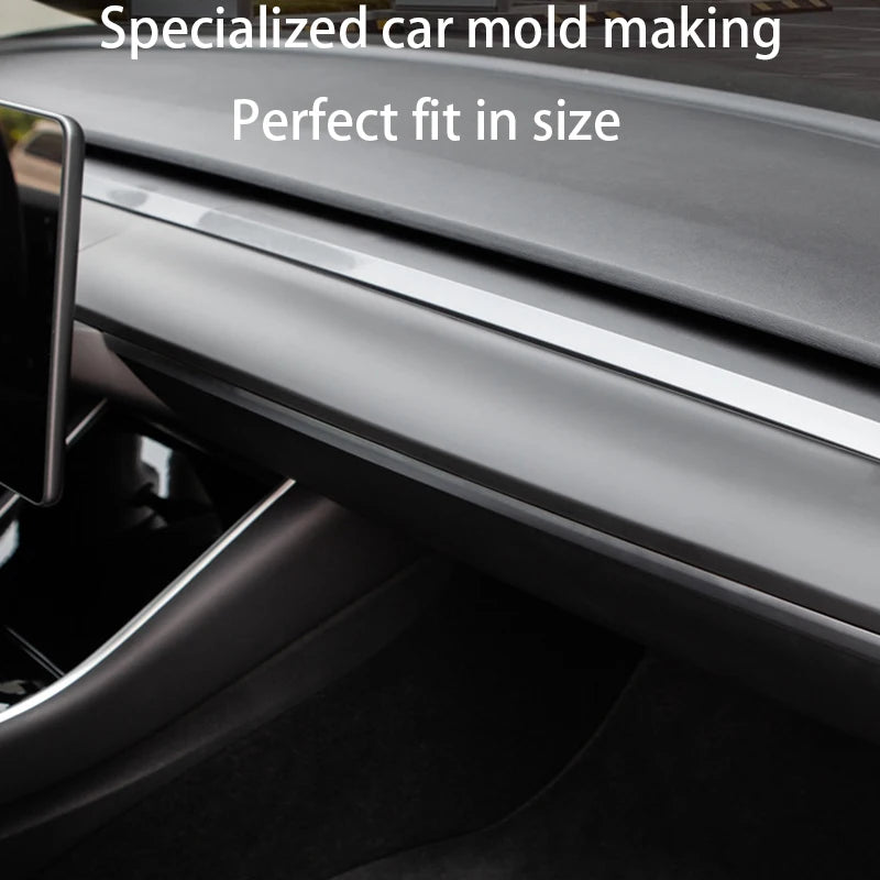 Tesla Model 3 Y Dashboard Trim Strip - Carbon Fiber ABS