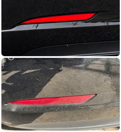 Tesla Model 3/Y/X/S Rear Bumper Reflector - Red Lens Light Cover