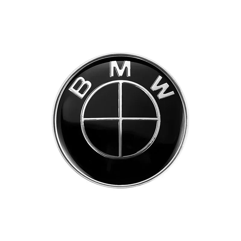 BMW Hood Emblem Badge 74mm/82mm - Front Rear Logo for All BMW Models