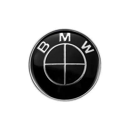 BMW Hood Emblem Badge 74mm/82mm - Front Rear Logo for All BMW Models