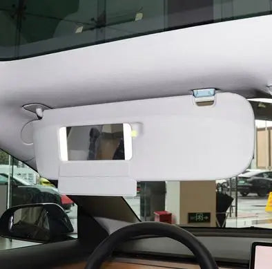 Tesla Model 3/Y Original Glass Sun Visor with Vanity Mirror 21-22 Model 3 Left