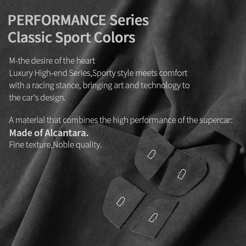 Tesla Model 3 Y Alcantara Door Switch Trim - 2024+ Cover