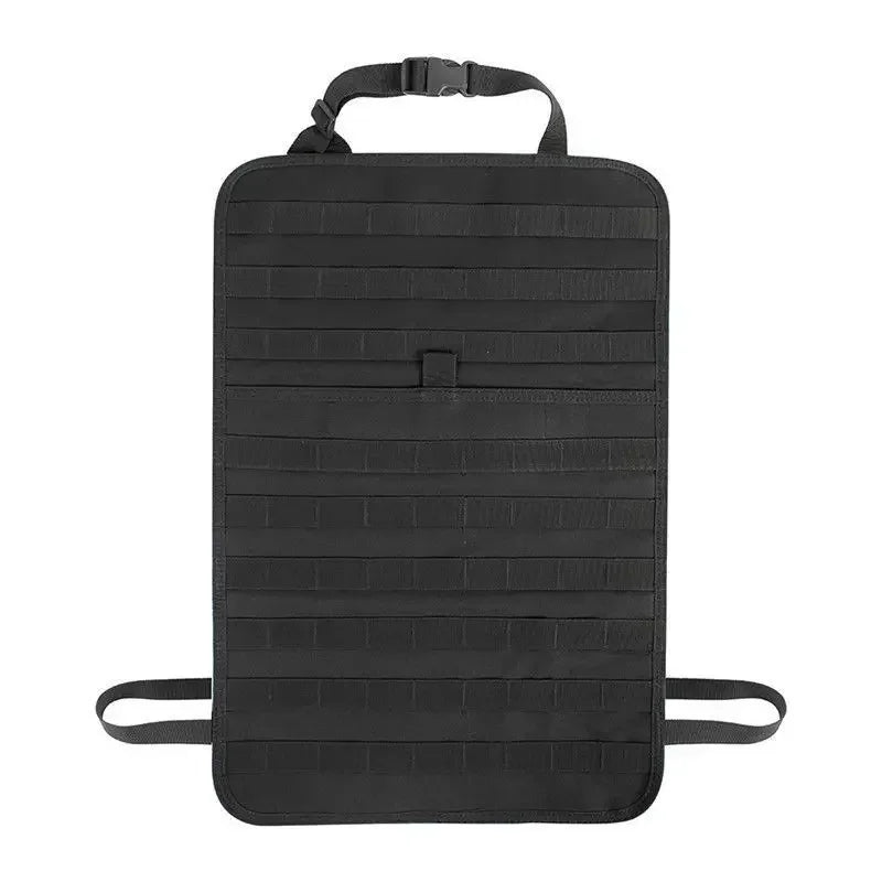 Car Rear Seat Back Storage Bag - Tactical MOLLE Trunk Organizer Multi Hanging Strap