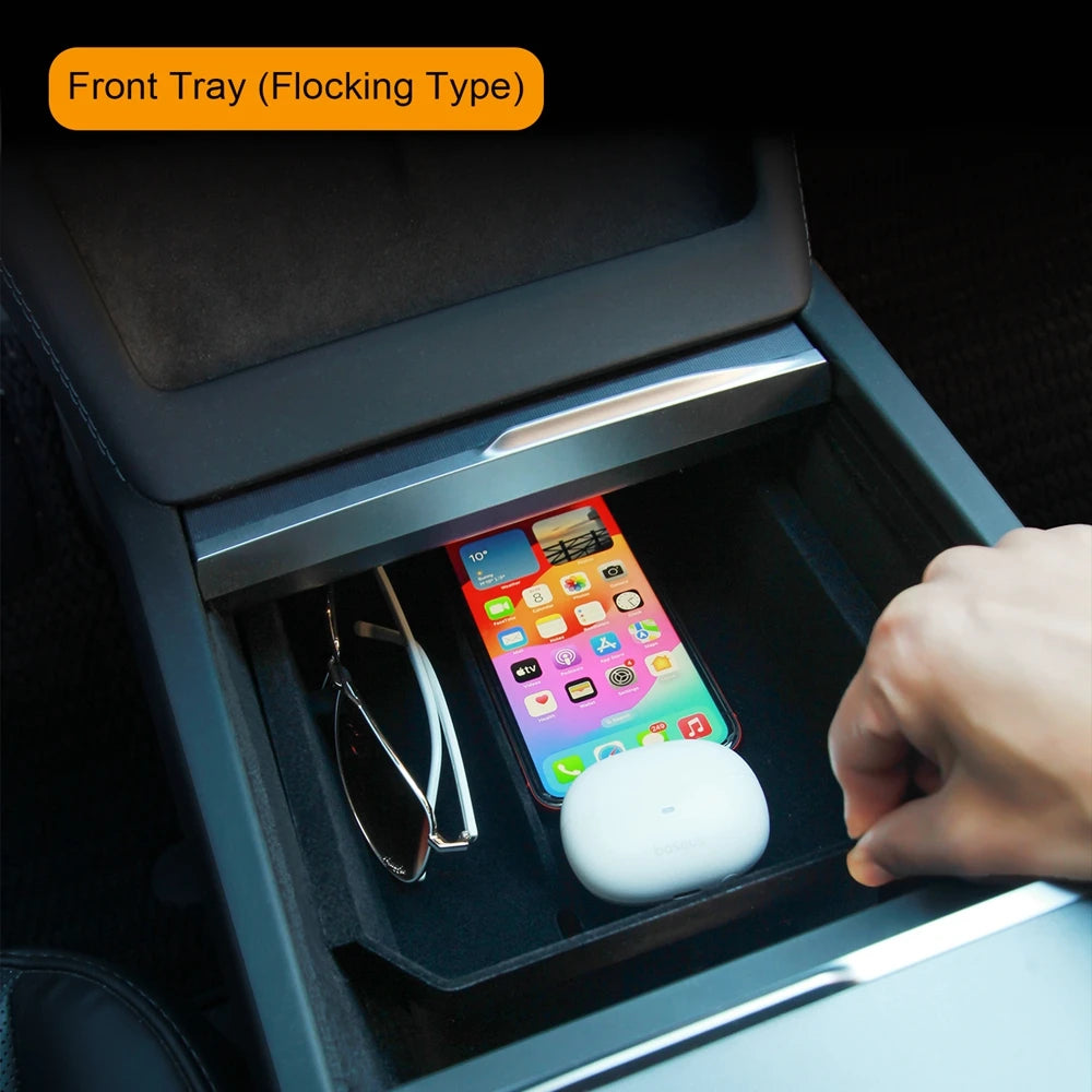 Tesla Model Y Juniper Model 3 Console Organizer - Storage Tray