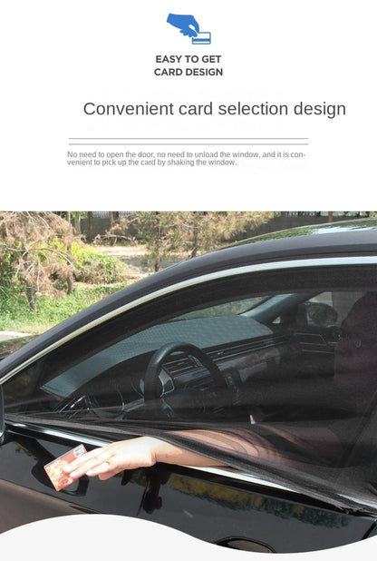 Car Rear Side Window Sunshade - 2pcs UV Mesh Mosquito Protection
