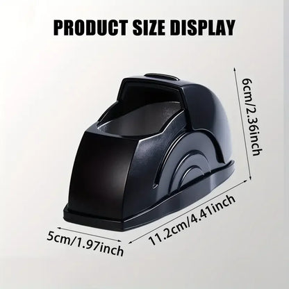 Car Ashtray with Lid - Convenient Ash Storage Container Black