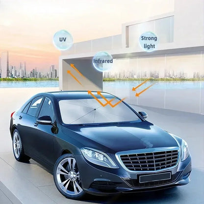 Car Sunshade for Front Windshield & Side Windows - Large Size
