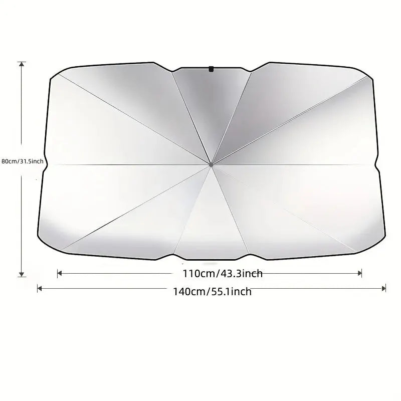 Car Windshield Sunshade - Premium UV Protection Sun Visor