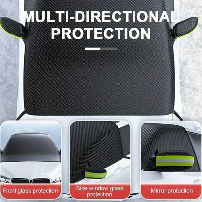 Car snow shield front windshield snow shield winter frost and frost Windows winter car clothing cover thickened
