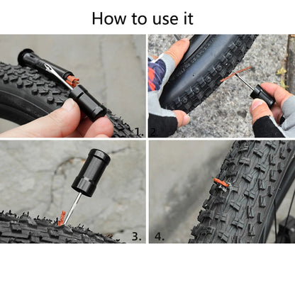 MTB Road Bicycle Tire Repair Kit - Tubeless Rubber Bacon Strips