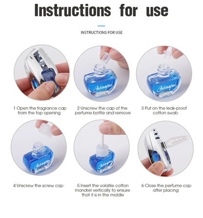 Car Air Freshener Vent Diffuser - Long-lasting Aromatherapy Pendant