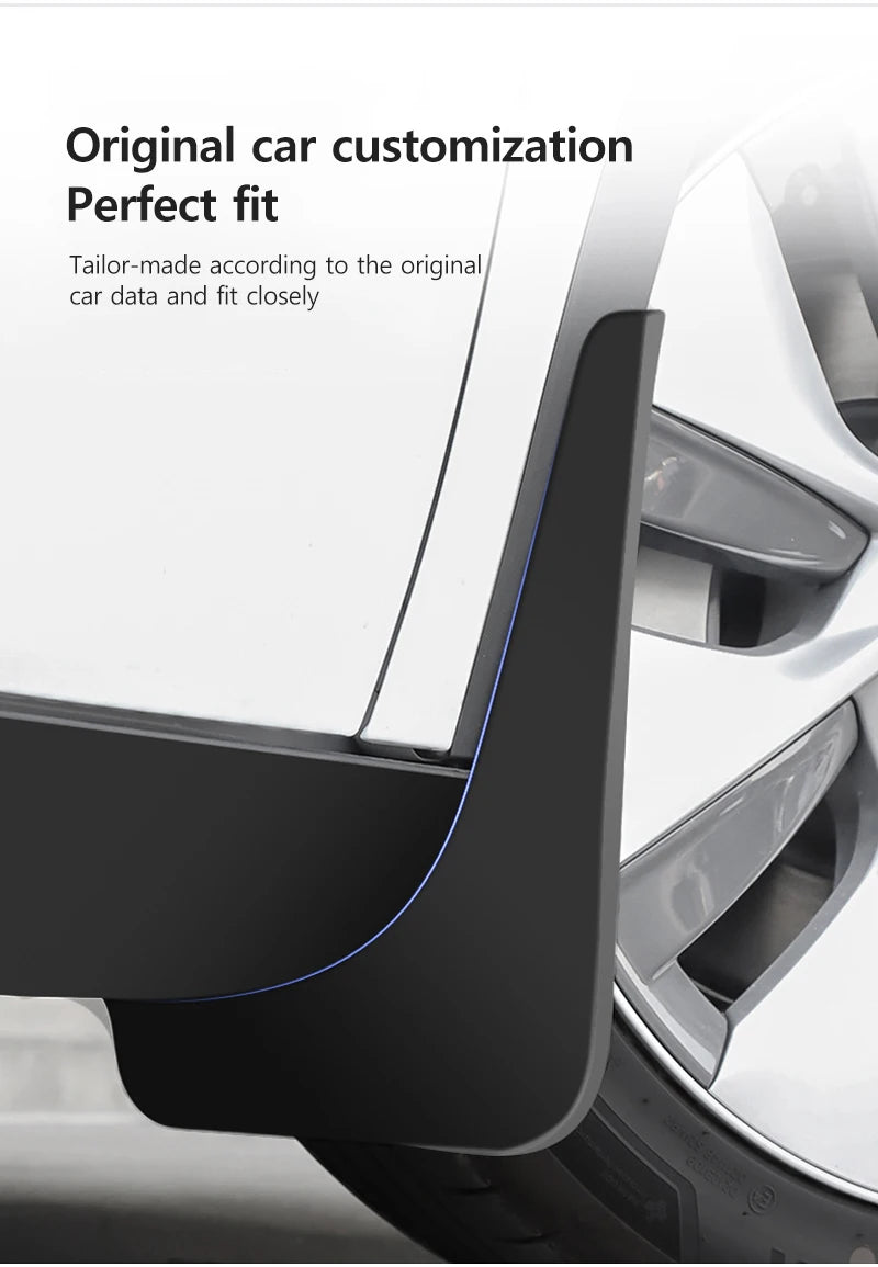 NovaAcc Tesla Mud Flaps - Model Y 2017-2024 & Model 3 Highland