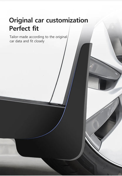 NovaAcc Tesla Mud Flaps - Model Y 2017-2024 & Model 3 Highland