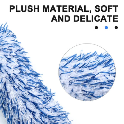 Car Wheel Cleaning Brush - Portable Plush Tire Rim Hub Detailing Tool