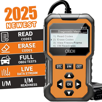 Car OBD2 Scanner - Diagnostic Tool Engine Fault Code Reader
