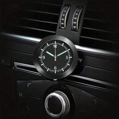 Luminous Car Clock - Stick-On Quartz Watch for Dashboard/Boat/Bike