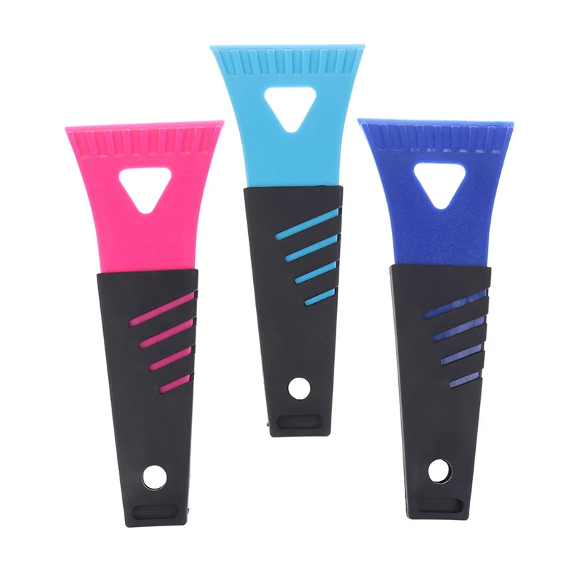 Mini Plastic Ice Scraper - Car Windshield Frost Removal Tool