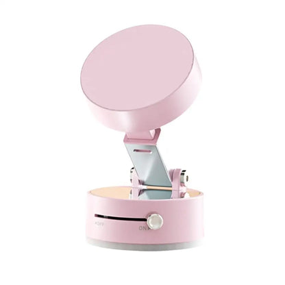 Premium Magnetic Car Phone Holder - Double-Sided Suction Cup Mount with 360° Rotation & Foldable Design