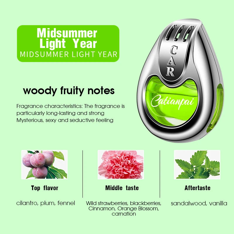 Car Air Freshener Vent Diffuser - Long-lasting Aromatherapy Pendant