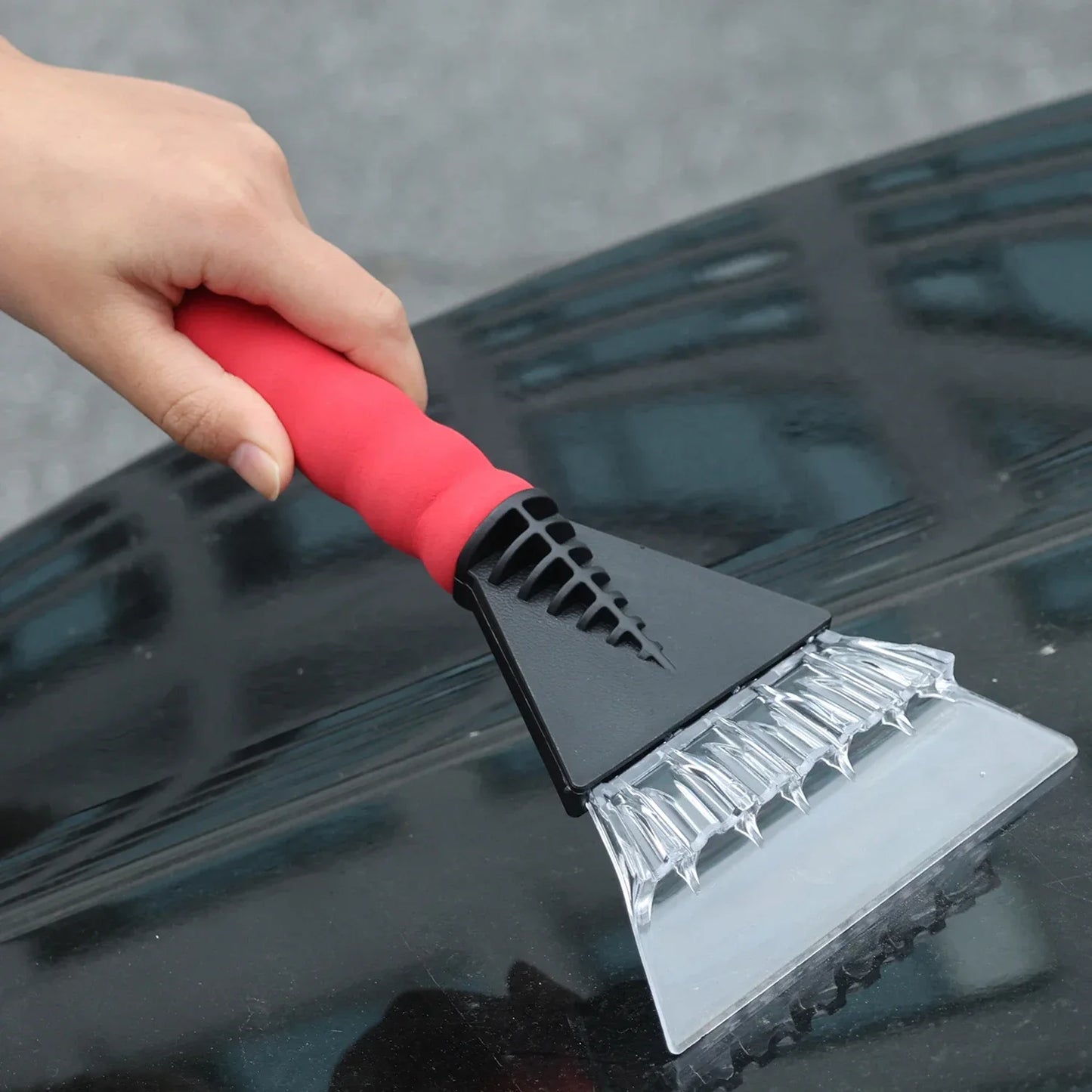 Car Ice Scraper Snow Remover - Windshield Ice Breaker Brush Tool