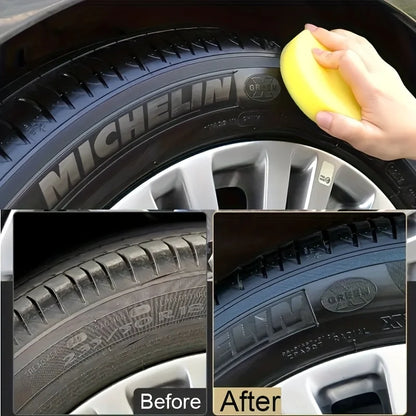 Tire Shine & Plastic Repair Paste - UV Protection 5-Minute Fix