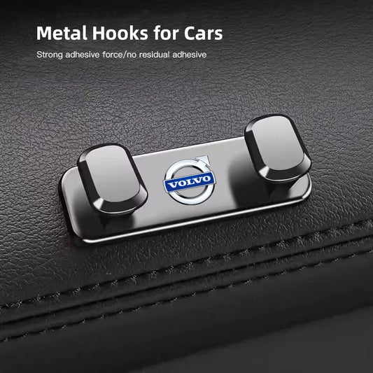Volvo Car Interior Storage Hooks - Zinc Alloy Accessories for XC90 V90 V60