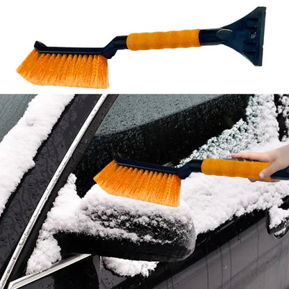Car Snow Brush Ice Scraper - 2-in-1 Ergonomic Winter Tool