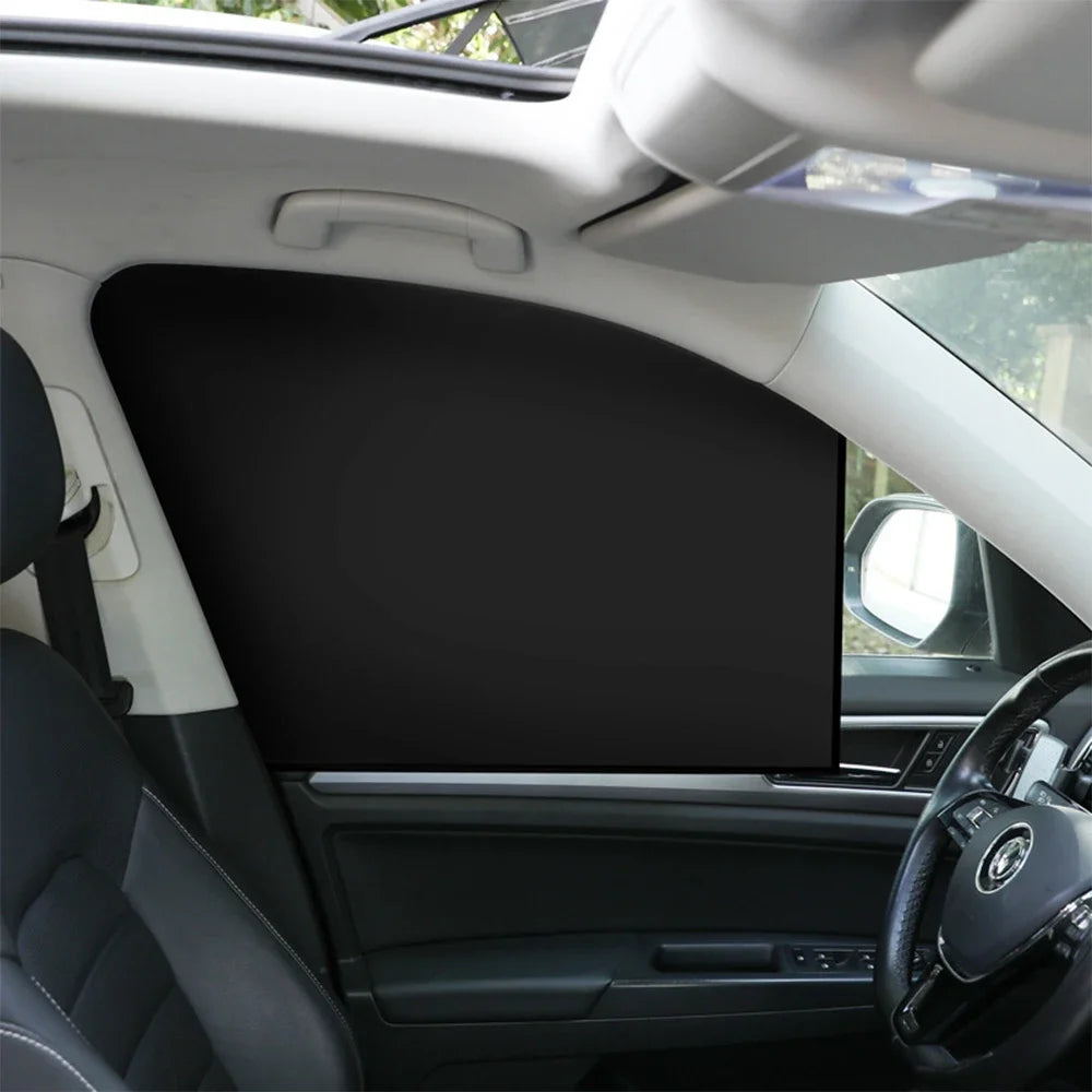 Magnetic Car Sunshade - UV Protection Window Curtains Double Sided