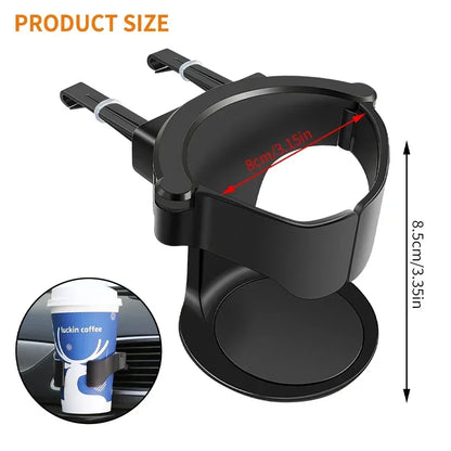 Universal Car Air Vent Cup Holder - Drink Bottle Holder Stand for Auto Truck Water