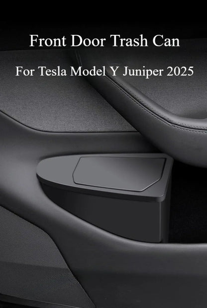 Tesla Model Y Juniper Front Door Storage - Multi-Functional Trash Can 2025