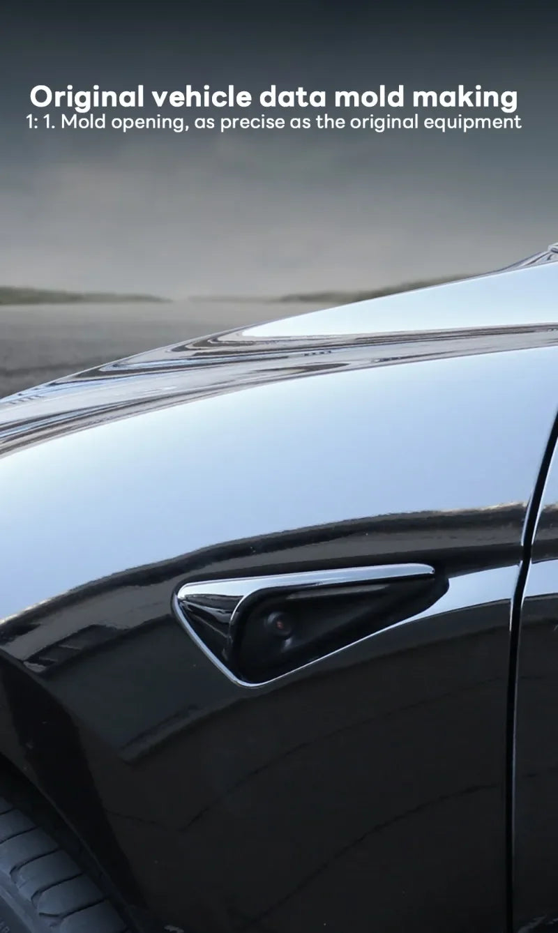 Tesla Model 3 Highland 2024 Yan Kamera Koruyucu Kapak - ABS Lens Koruma