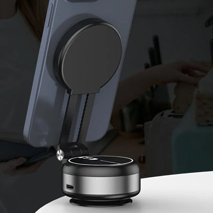 Car Mount Bracket with Electric Vacuum Grip - Adjustable Dashboard Stand for 4.7" Phone Navigation