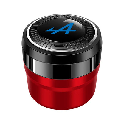 Portable Luminous Car Ashtray - Alpine Ceramic Liner