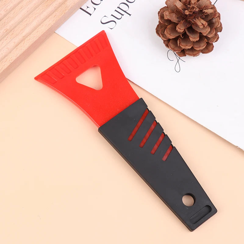 Mini Plastic Ice Scraper - Car Windshield Frost Removal Tool