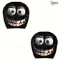 Smiley Face Car Pillowcase Set - Soft Decorative Cushion Covers