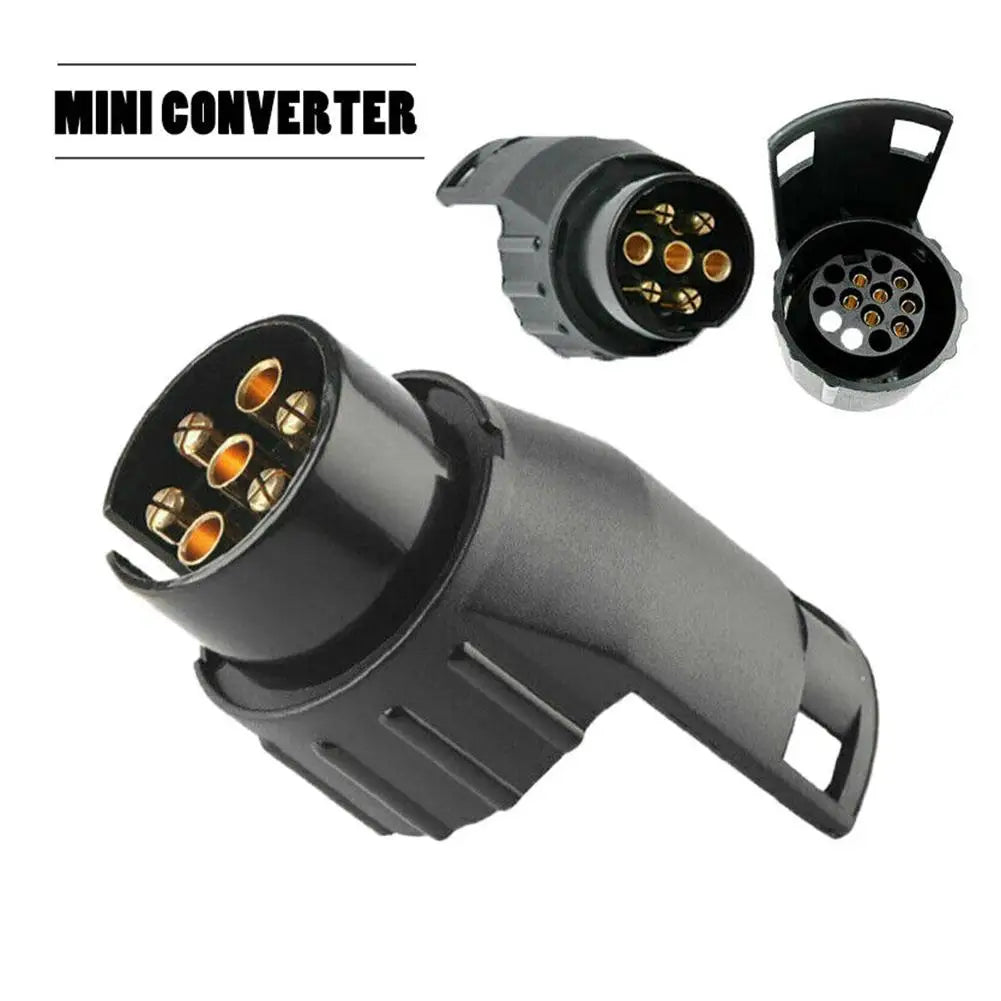 7 Pin to 13 Pin Trailer Adapter Waterproof Towbar Connector