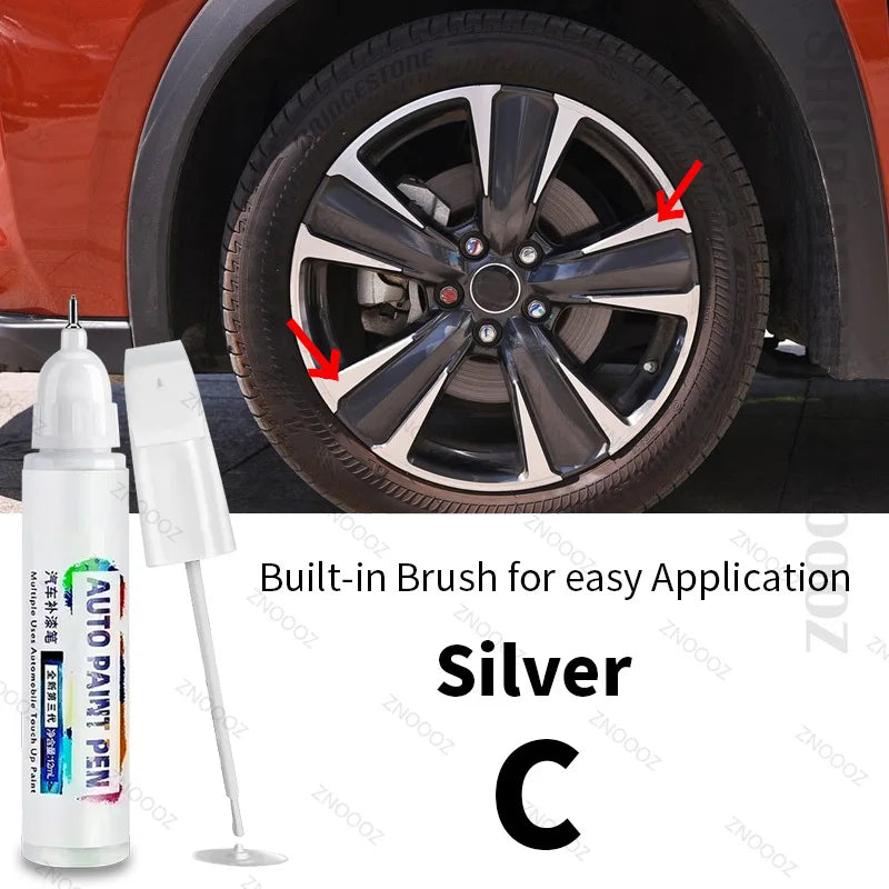 Lexus UX Touch Up Paint & Wheel Repair Kit - Quick Scratch Repair Silver/Black