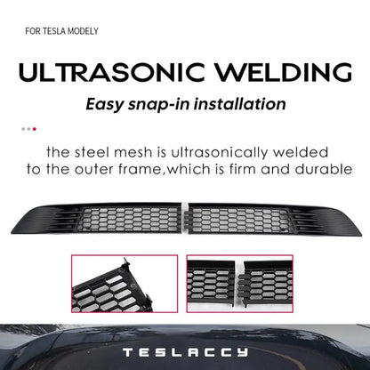 Tesla Model Y Bumper Grille Cover 2020-2025 Anti Insect Dust Protection Kit