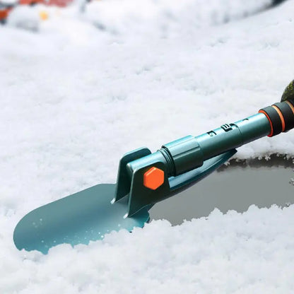 4-in-1 Car Snow Ice Scraper - Extensible Rotatable Multi-Function Tool
