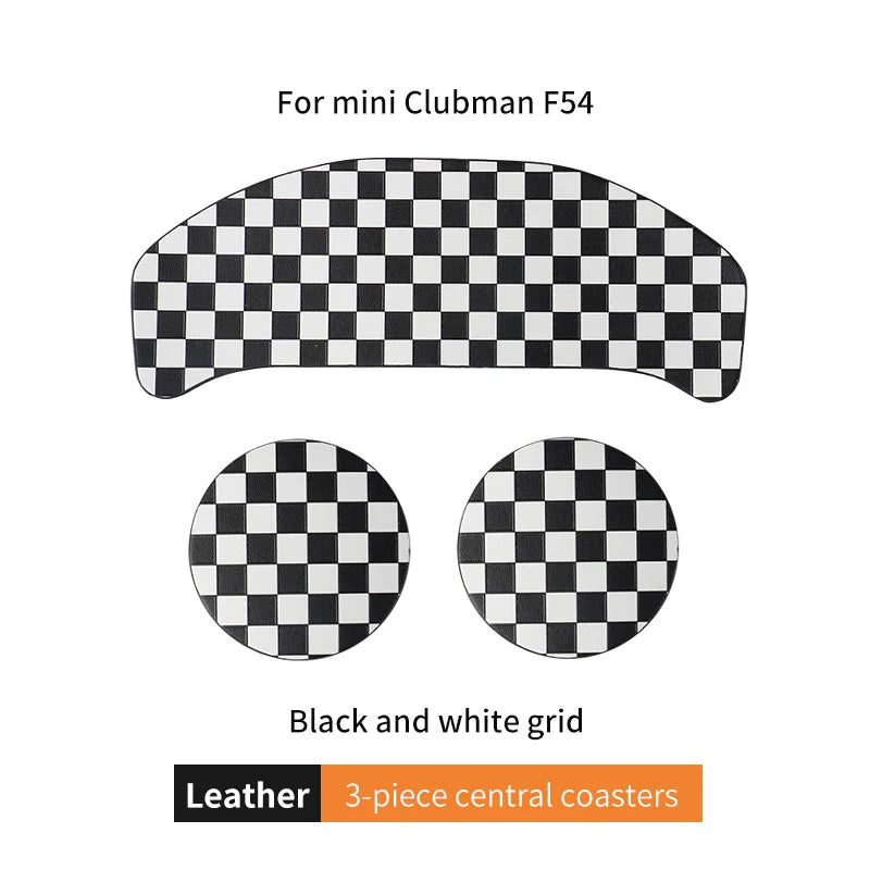 Union Jack Car Cup Holder Coaster - Mini Cooper F55 F56 F60