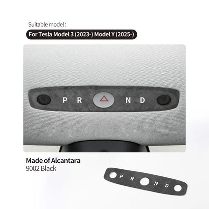 Tesla Model 3 Highland Y Alcantara Reading Light Trim 2023+ 9002 Black