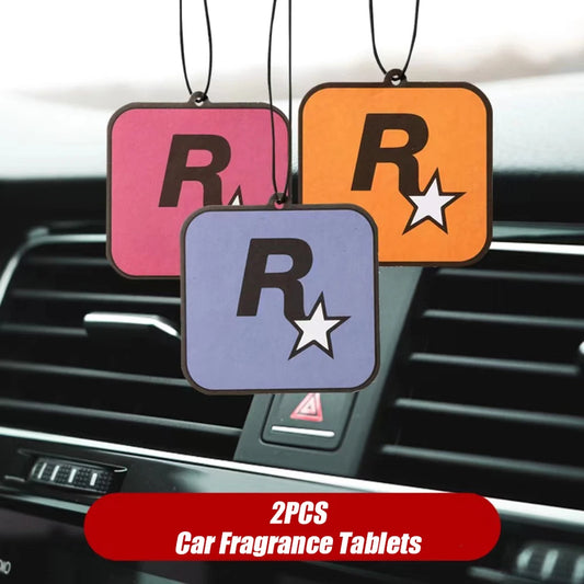 Car Rockstar Fragrance Tablets Air Freshener - Aromatherapy Pendant