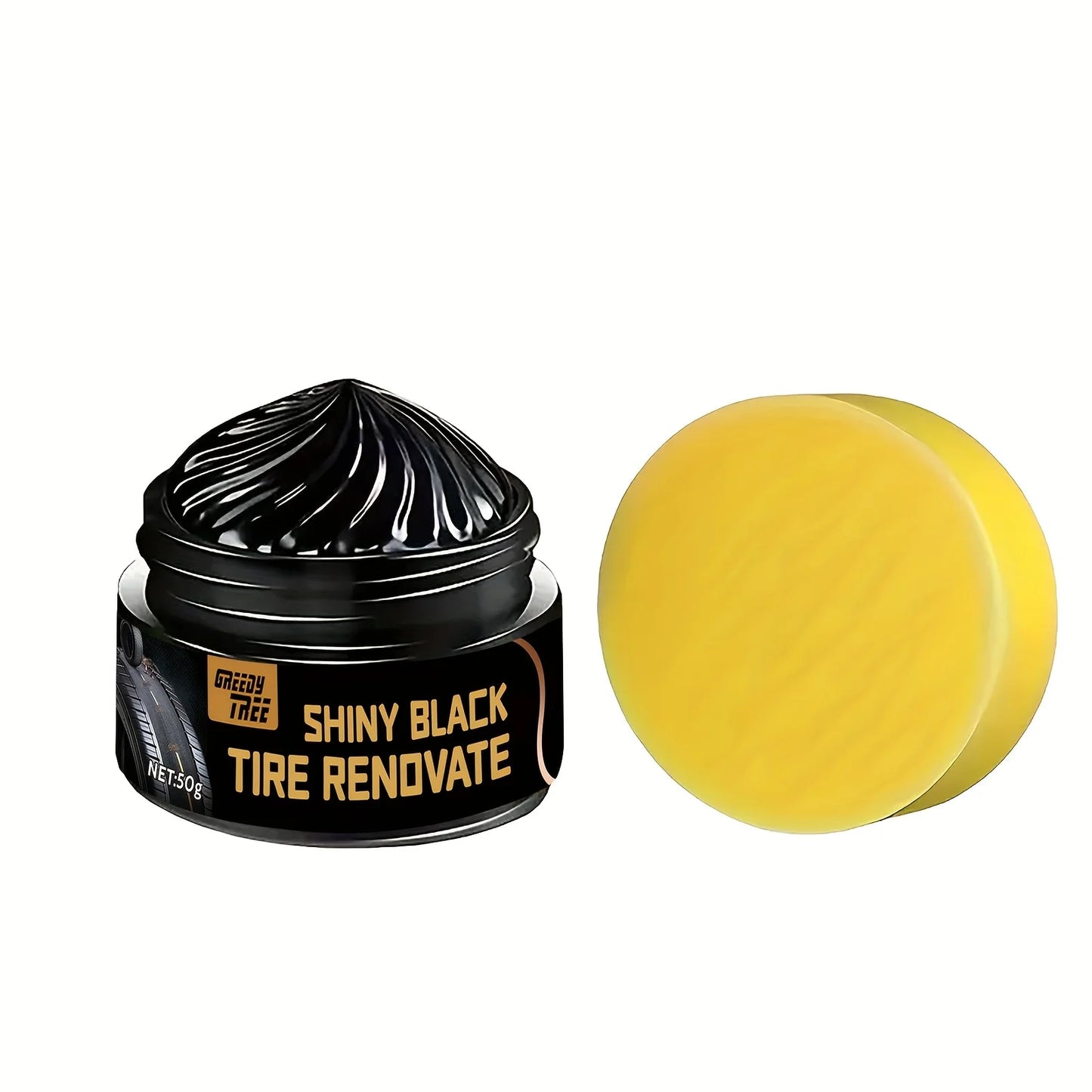 Tire Shine & Plastic Repair Paste - UV Protection 5-Minute Fix
