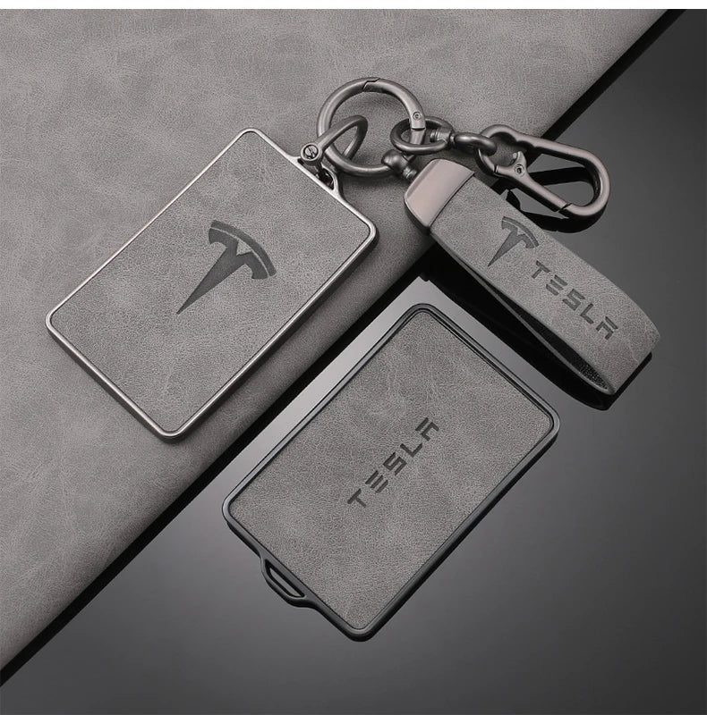Tesla Key Case TPU Leather - NFC Key Fob Cover Model 3 S X Y