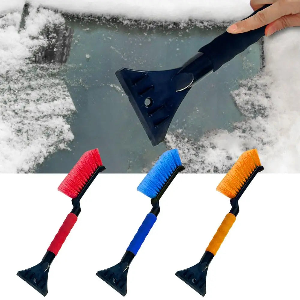 Car Snow Brush Ice Scraper - 2-in-1 Ergonomic Winter Tool