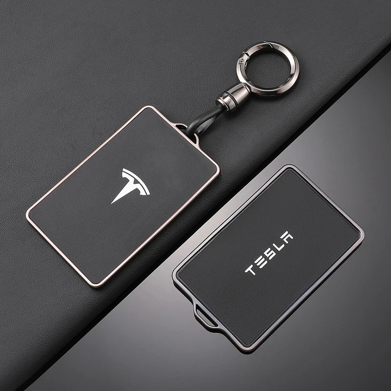 Tesla Key Case TPU Leather - NFC Key Fob Cover Model 3 S X Y
