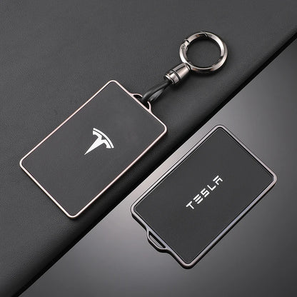 Tesla Key Case TPU Leather - NFC Key Fob Cover Model 3 S X Y