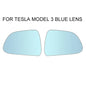 Tesla Wide Angle Heated Rearview Mirror 800R - Model 3/Y/X/S tesla model 3 Blue