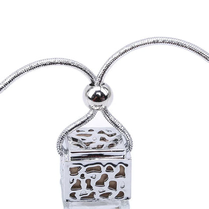 Car Air Freshener Perfume Bottle Pendant - Essential Oils Glass